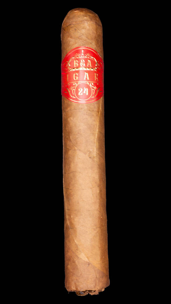 B&A Bougie Toro Habano 6x52 cigar with Ecuadorian Habano wrapper, showcasing bold spice, roasted nuts, and espresso flavors